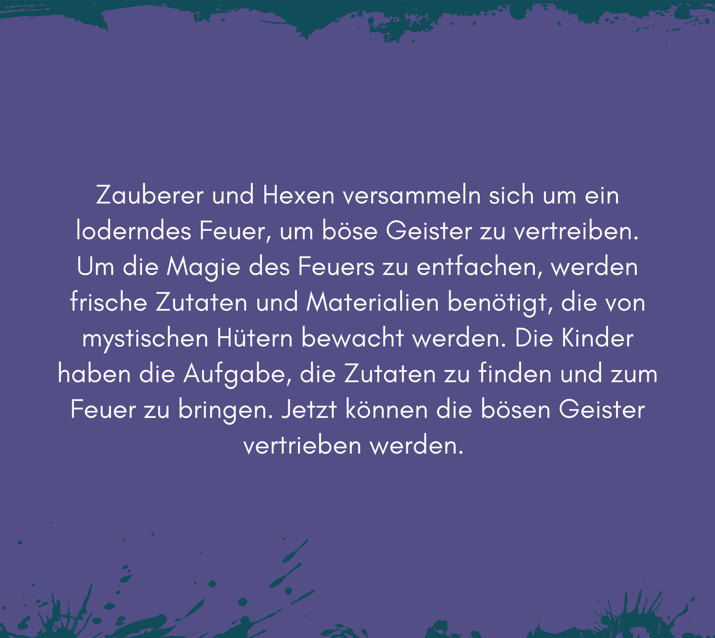 Hexen Schatzsuche für Kinder (6-9 Jahre) zum Ausdrucken